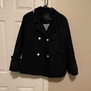 Talbots  jackets cotton Autumn Long Sleeve Turndown